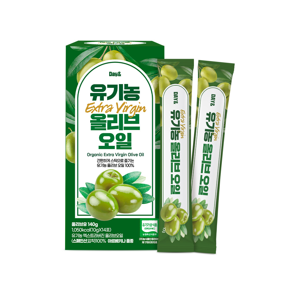 [유기농100% 스페인산] 데이앤 유기농 올레샷 올리브오일스틱+레몬즙 샷 스틱 420ml, 2개 - 상세 이미지 2