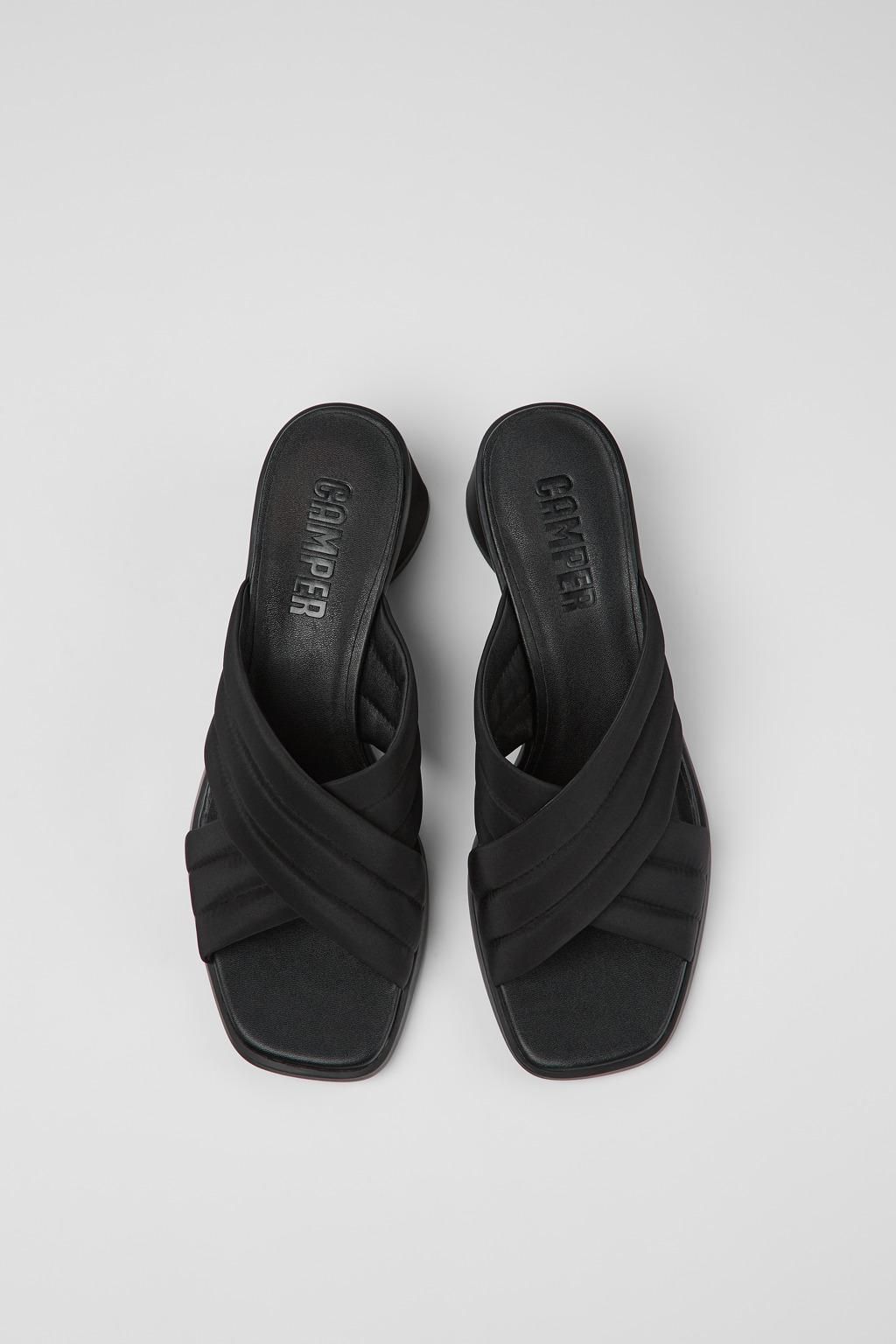 캠퍼 블랙 미니멀 스트랩 크로스 샌들 블랙 K201540-004 BLACK - 상세 이미지 4