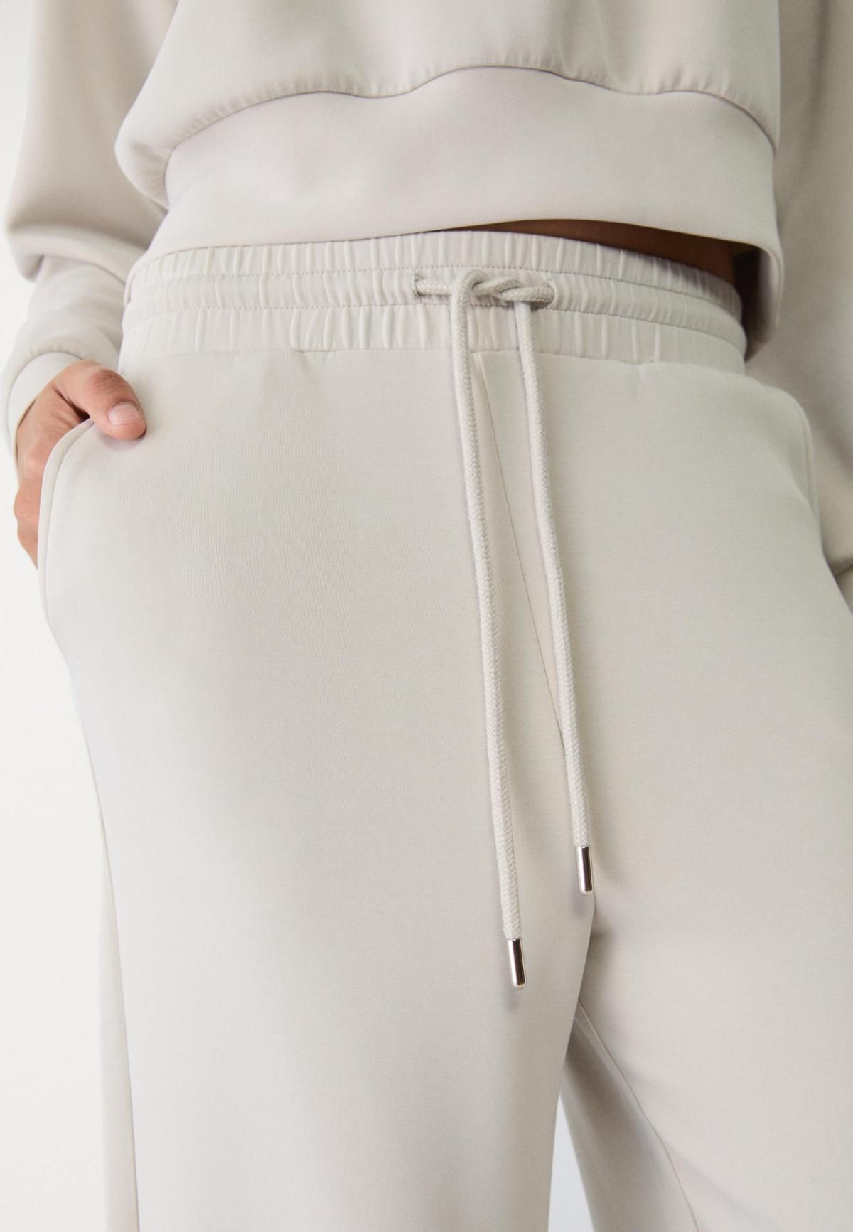 스트라디바리우스 모달블렌드 소프트터치 와이드 팬츠 7763/371 GREY - 상세 이미지 5