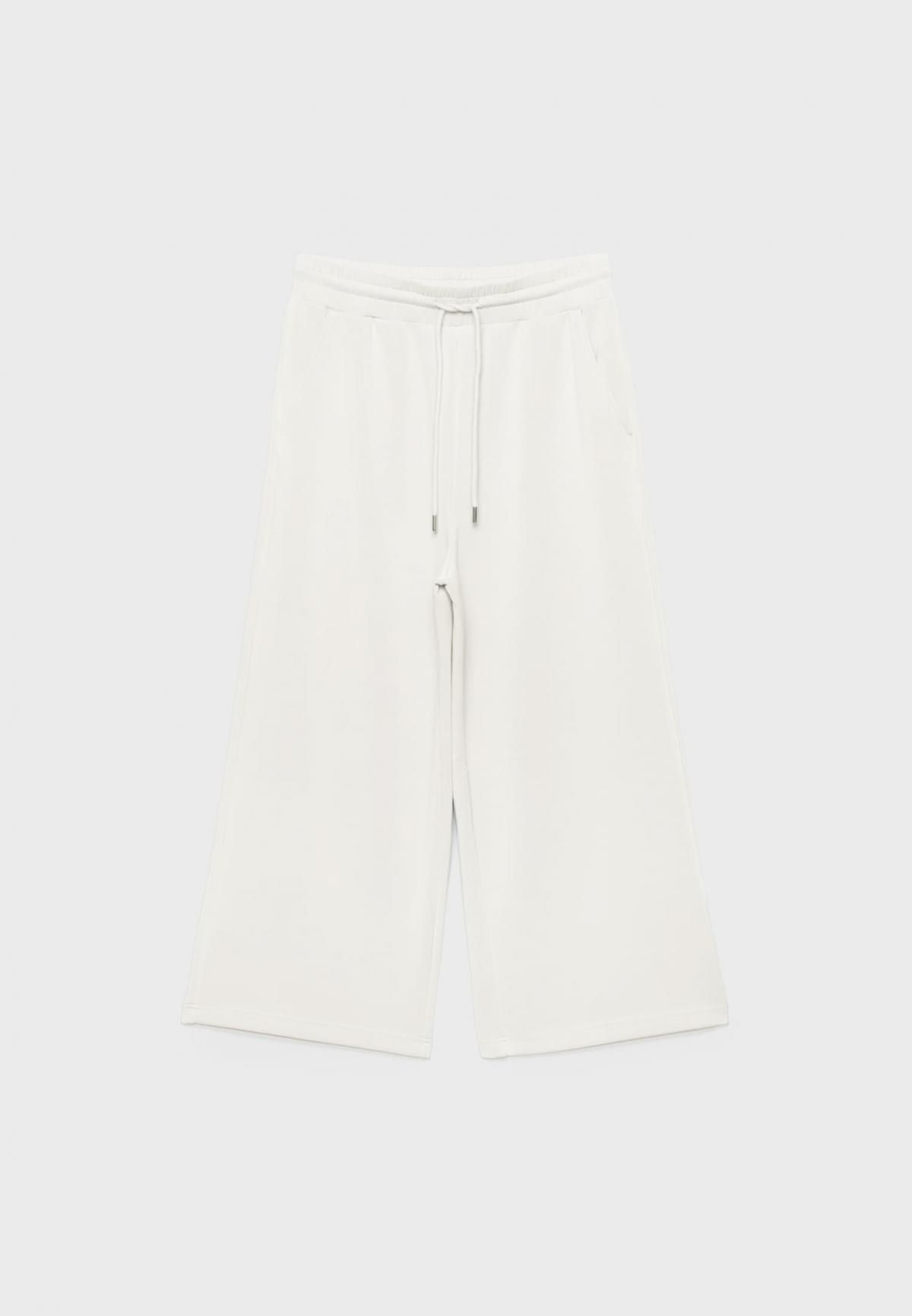 스트라디바리우스 모달혼방 밴딩 소프트 와이드 팬츠 7763/371 ECRU - 상세 이미지 2