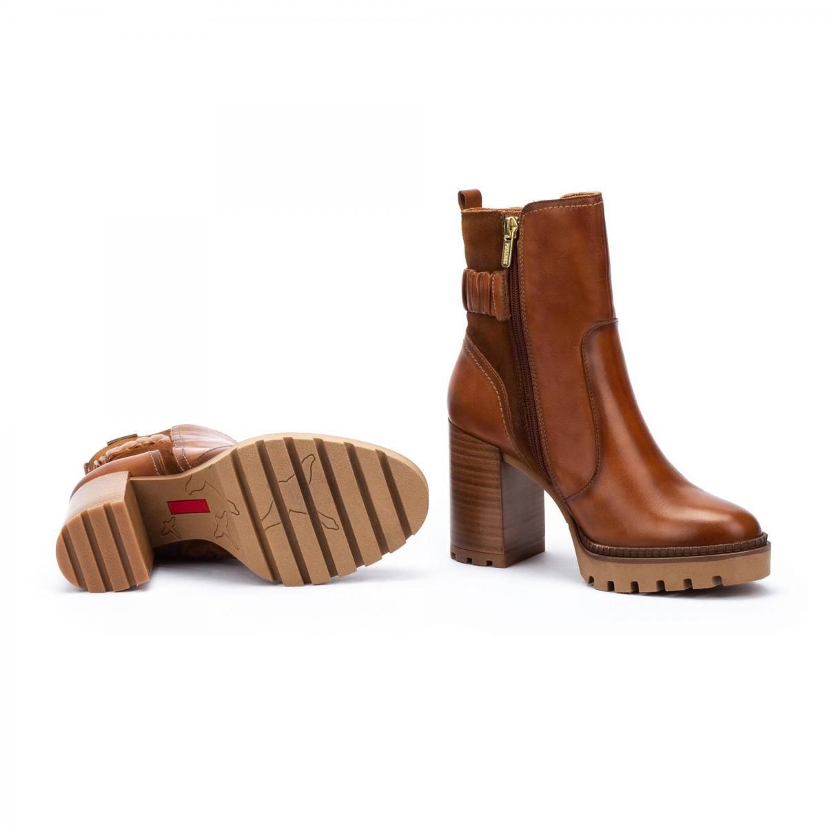 피콜리노스 프리미엄 청키힐 앵클부츠 CERVERA W1H-8579C1 BRANDY - 상세 이미지 5