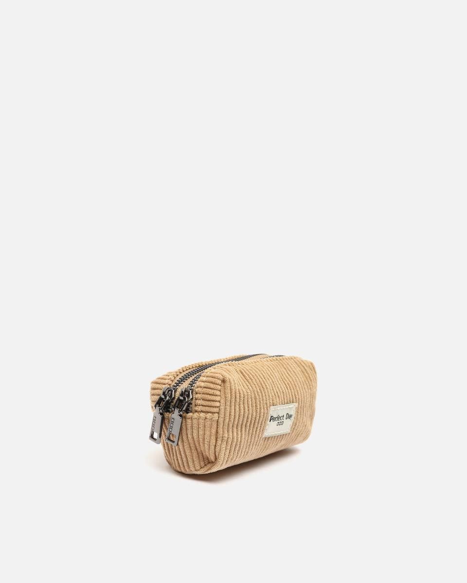미사코 코듀로이 투지퍼 미니 지갑 Leonci-4900331117018 BEIGE - 상세 이미지 2