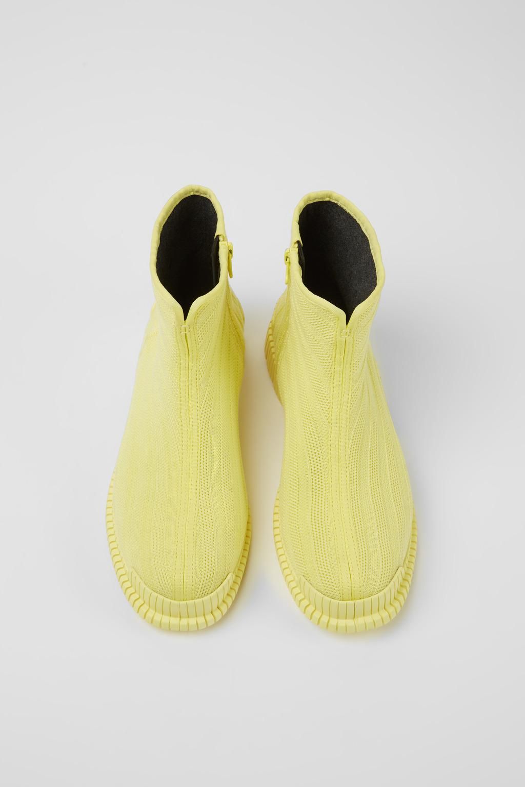 캠퍼 테크니컬 옐로우 텐셀 여성 앵클부츠 K400674-002 YELLOW - 상세 이미지 4