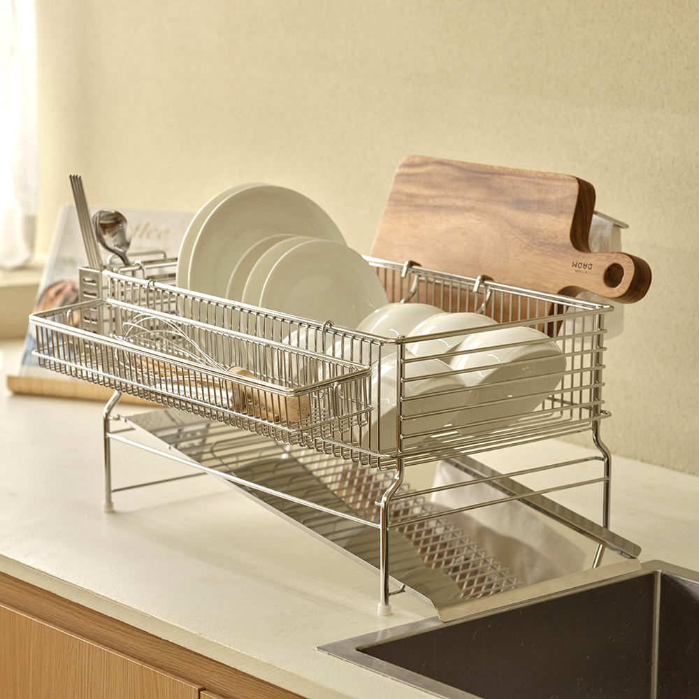 JBJ 비블레스 올스텐 304 루미너스 올인원 1단 식기건조대