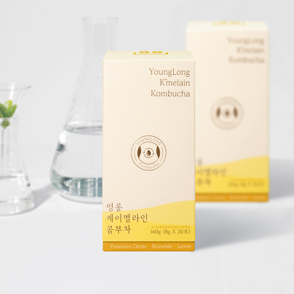 영롱 케이멜라인 콤부차 [칼륨 포타슘] 브로멜라인 파인효소 구연산 20포, 2개 - 상품 이미지