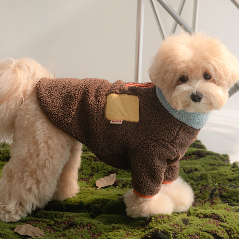 바잇미 플리스 강아지후리스 점퍼 강아지바람막이 잠바