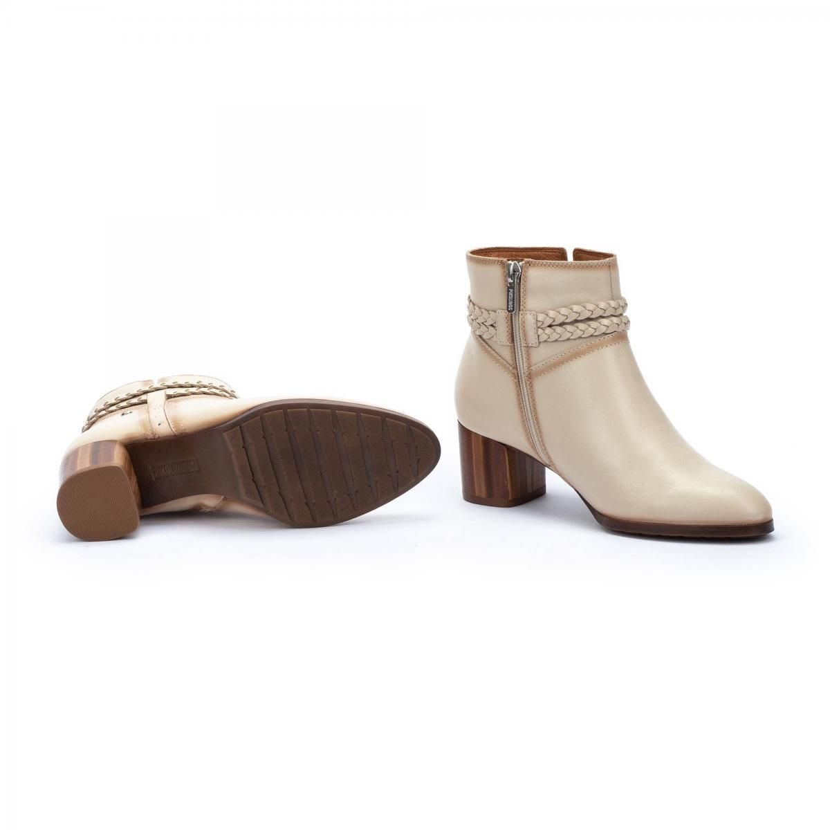 피콜리노스 클래식 앵클부츠 CALAFAT 레더 포인트 W1Z-8521 MARFIL - 상세 이미지 5
