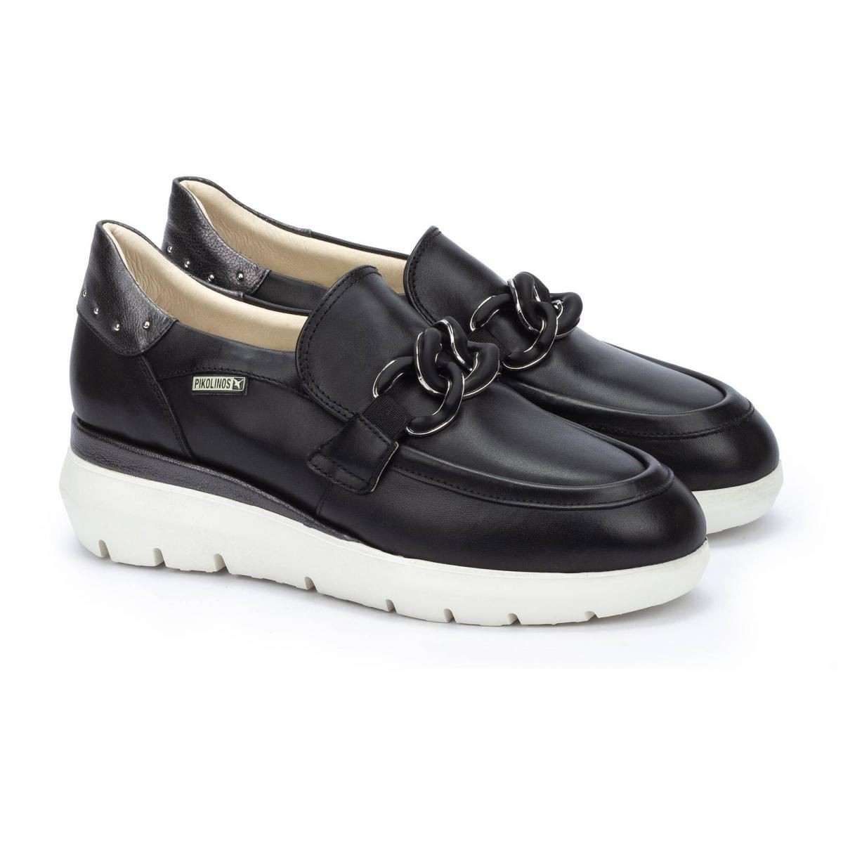 피콜리노스 스포티 테크니컬 체인 플랫폼 로퍼 RUEDA W2A-3883C1 BLACK - 상세 이미지 2