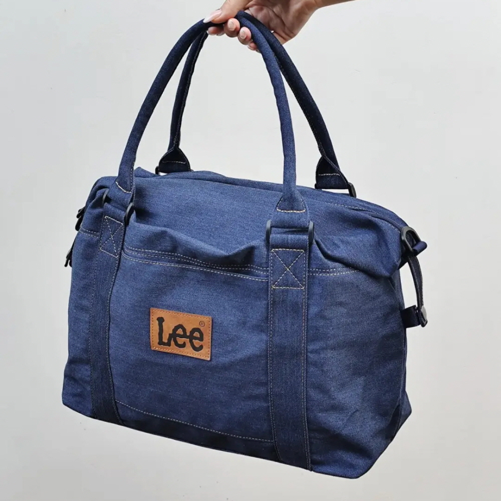 Lee 데일리 핸드백 크로스백 진청 LE230039M - 상품 이미지