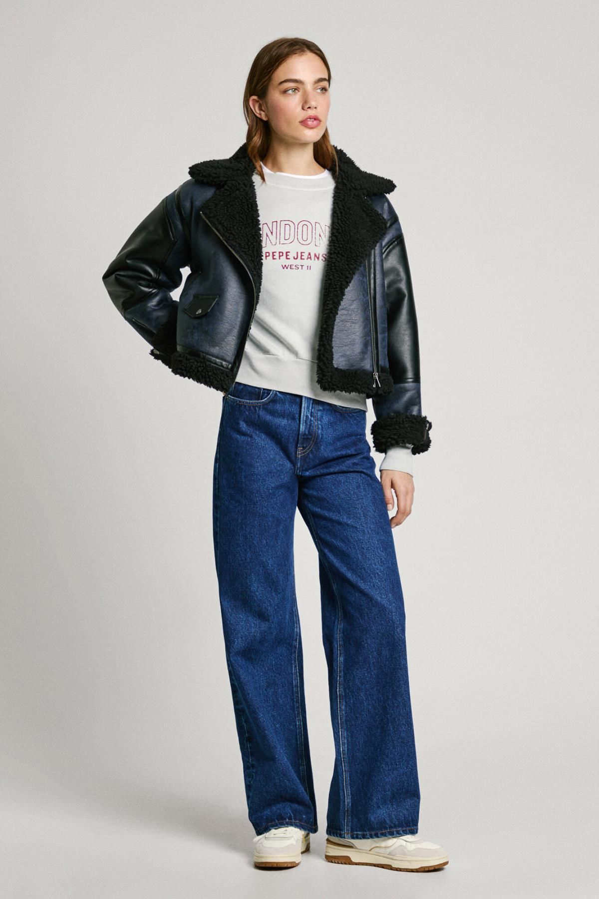페페진스 테크니컬 무스탕 리버서블 자켓 0498302 AZUL - 상세 이미지 4