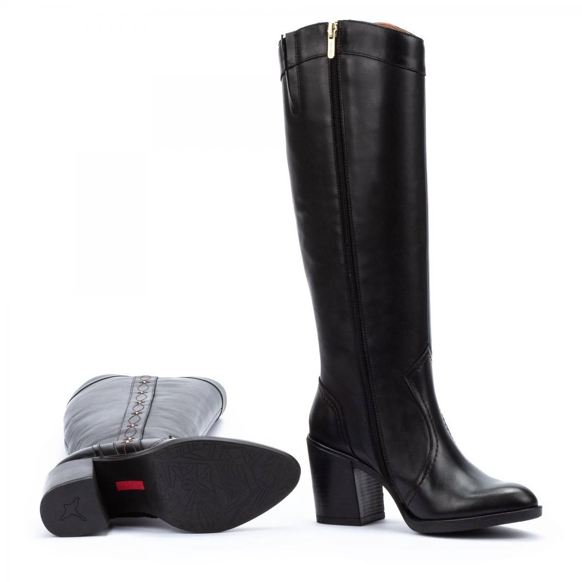 피콜리노스 블랙 웨스턴 롱부츠 RIOJA W7Y-9560 BLACK - 상세 이미지 5