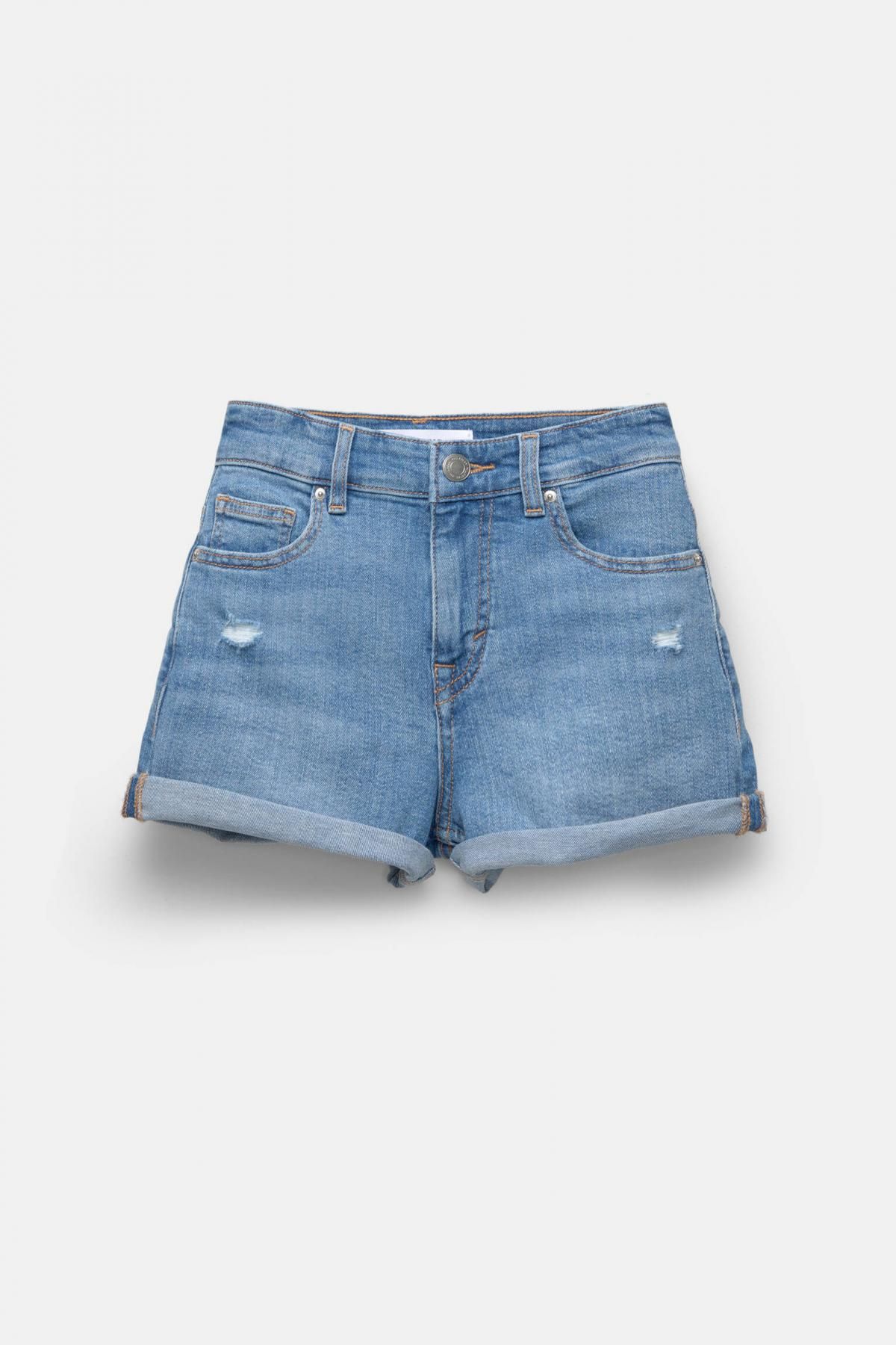 풀앤베어 캐주얼 데님 숏팬츠 7697/300 PALE BLUE - 상품 이미지