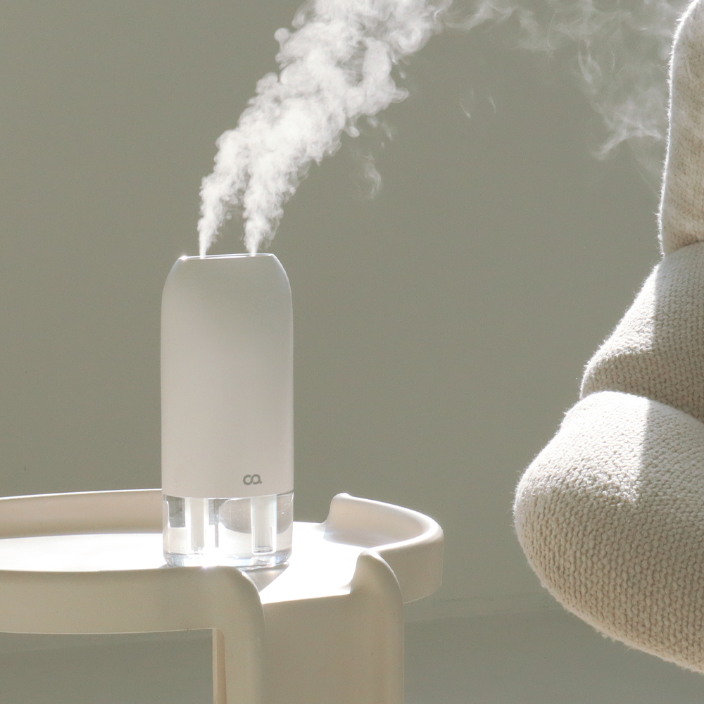 오아 듀얼미스트맥스 무선 미니 가습기 충전식 휴대용 소형 사무실 책상 탁상용 차량 통세척