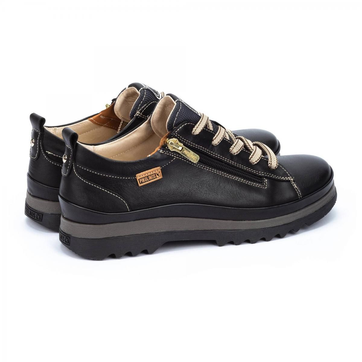 피콜리노스 컴포트 지퍼 로우탑 스니커즈 VIGO W3W-6979ST BLACK - 상세 이미지 4