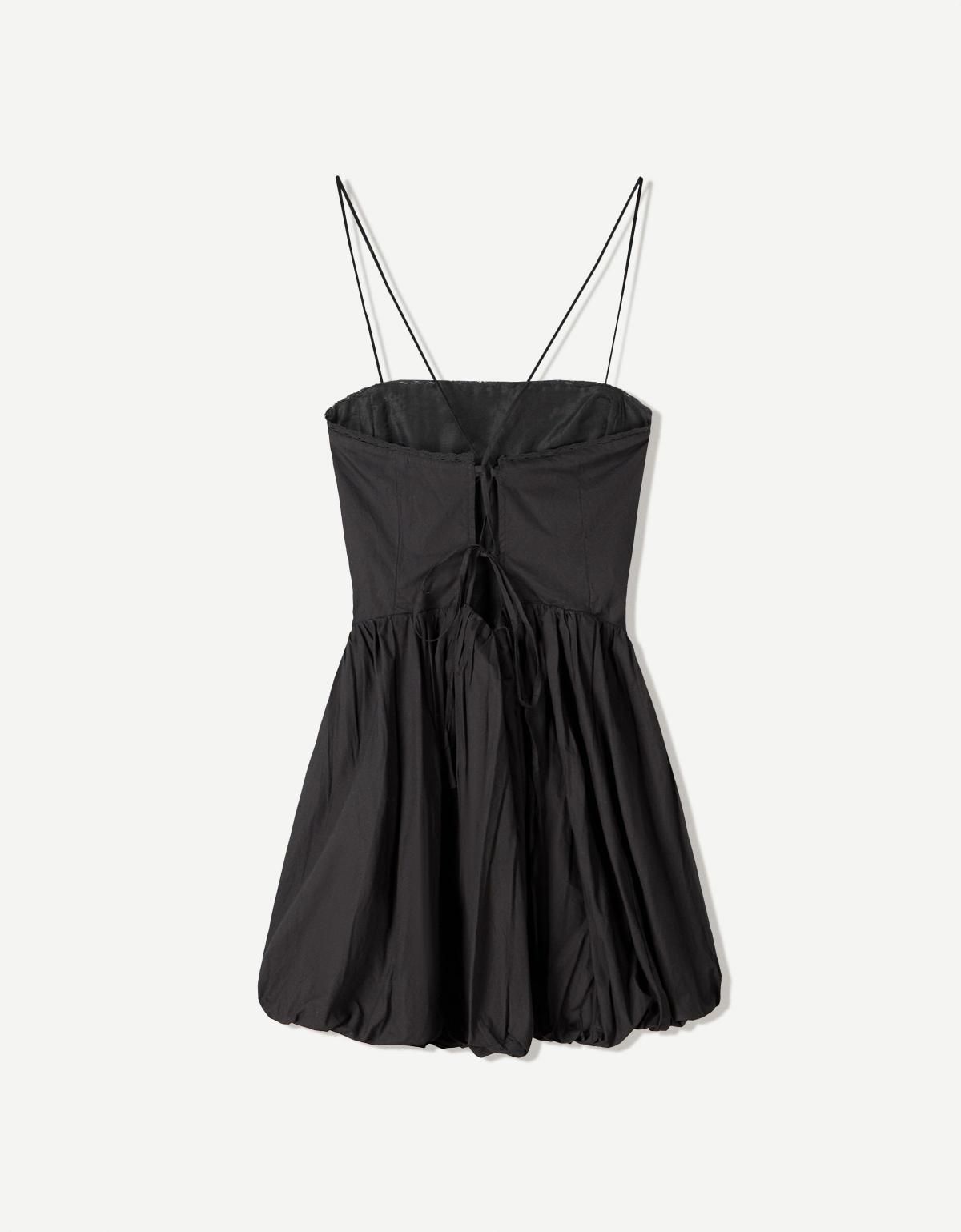 버쉬카 트렌디 벌룬스커트 미니 원피스 0758/494 BLACK - 상세 이미지 2