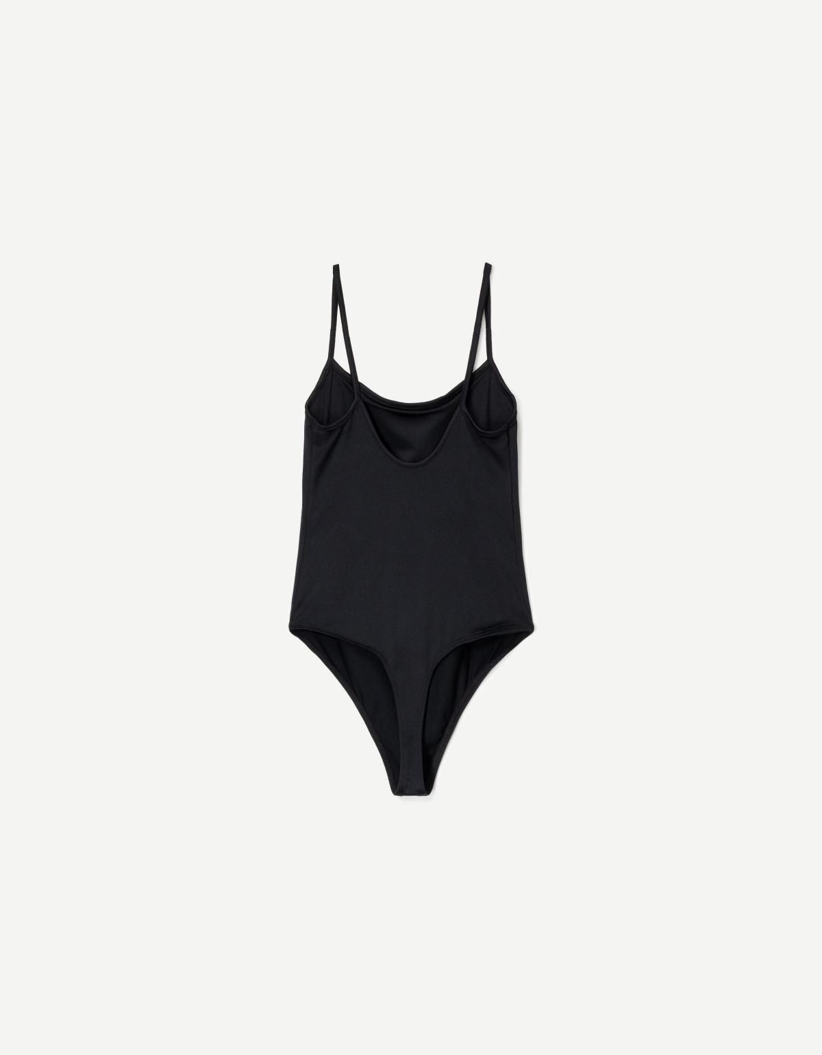 버쉬카 블랙 타이트 탱크 바디수트 3969/187 BLACK - 상세 이미지 2