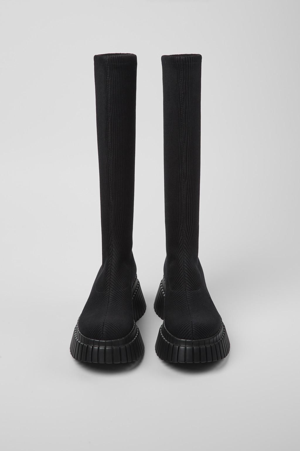 캠퍼 플랫폼 청키솔 텐셀 롱부츠 K400689-003 BLACK - 상세 이미지 2