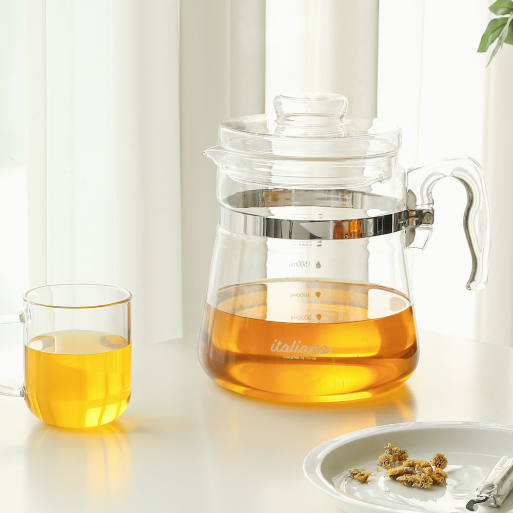 보일링 직화 유리 주전자 2.5L 열탕기 - 상세 이미지 3