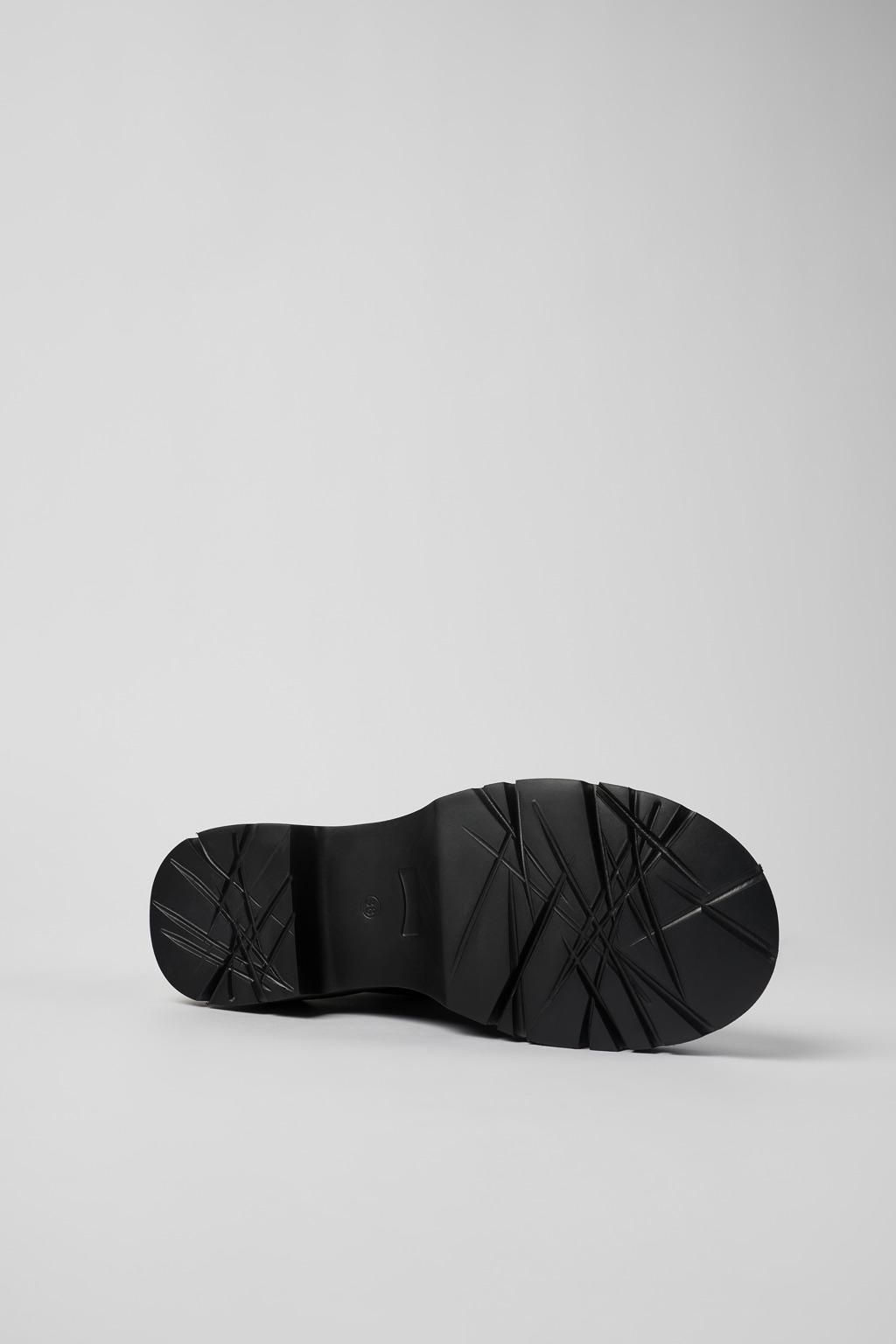 캠퍼 블랙 레더 청키 롱 부츠 Milah K400659-001 BLACK - 상세 이미지 5