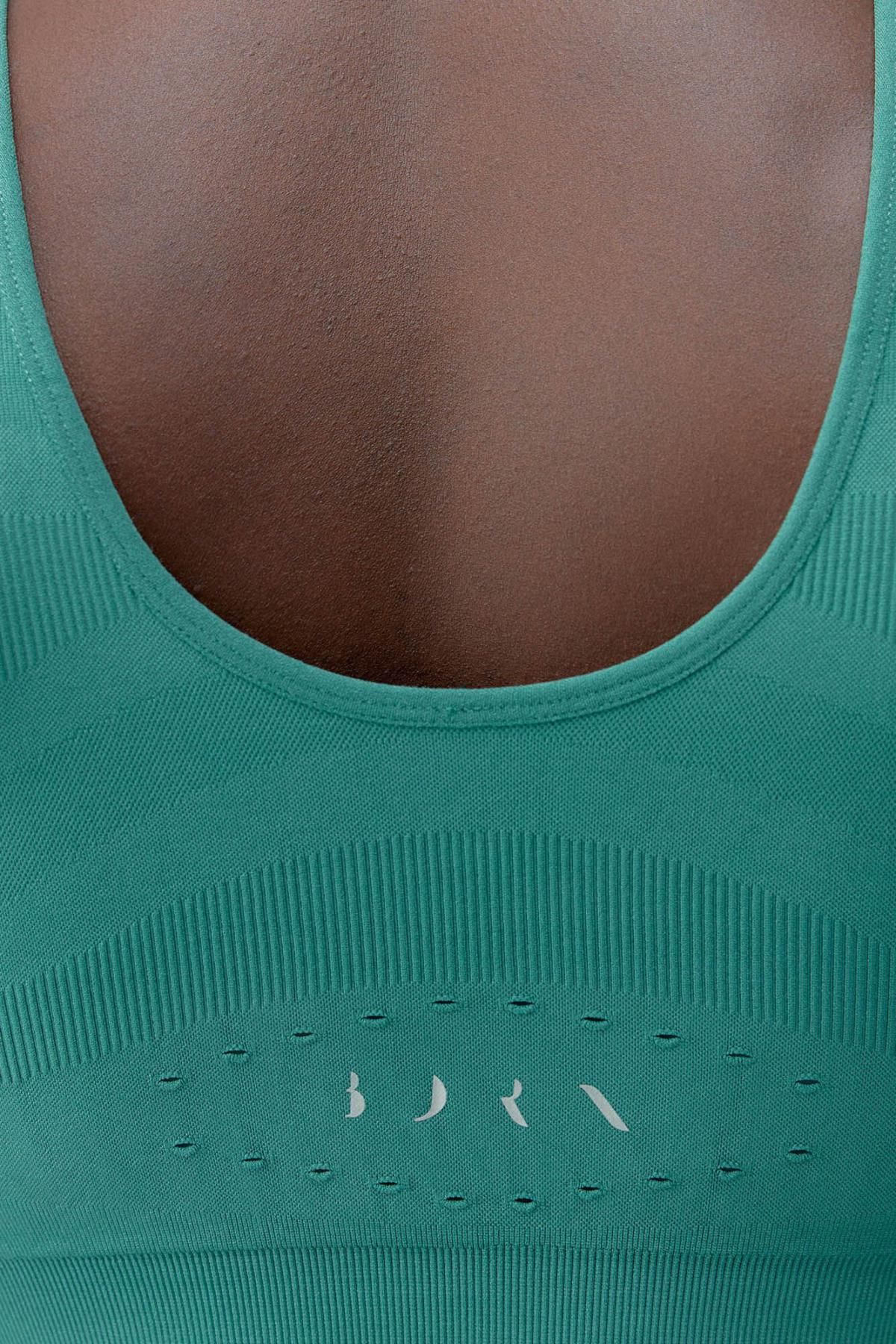 본리빙요가 테크니컬 크롭 스포츠 브라 탑 알라나 8189557 VERDE - 상세 이미지 4