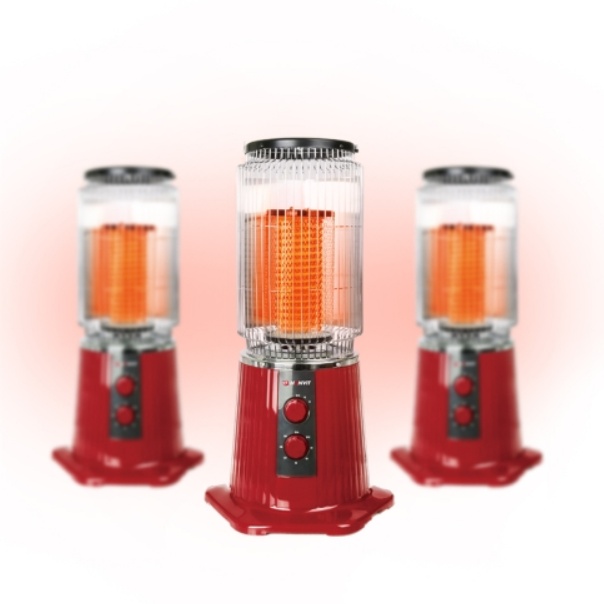 원통형 원적외선히터 작업실 타이머형 세라믹히터 가정용온열기 HV-3003