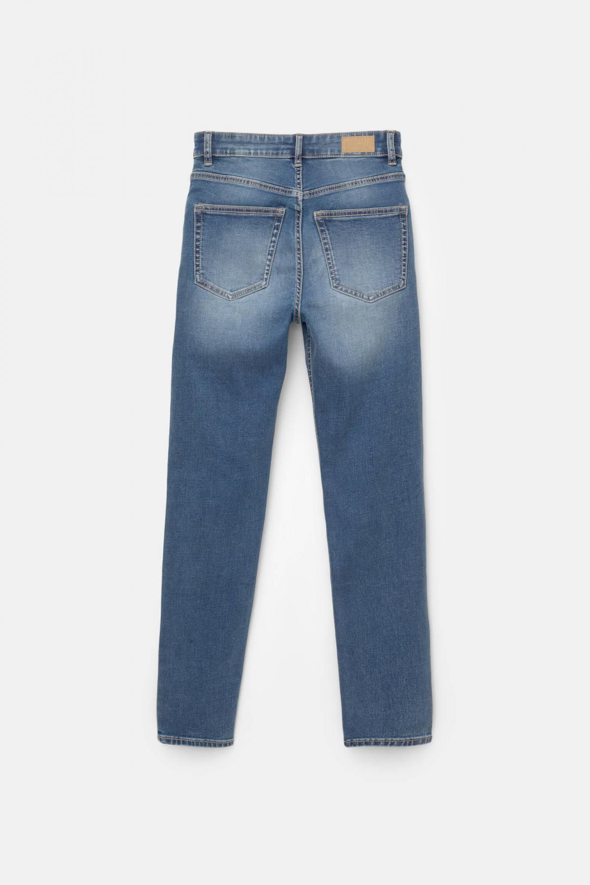 풀앤베어 하이웨이스트 스키니핏 데님 청바지 7683/312 MEDIUM BLUE - 상세 이미지 3