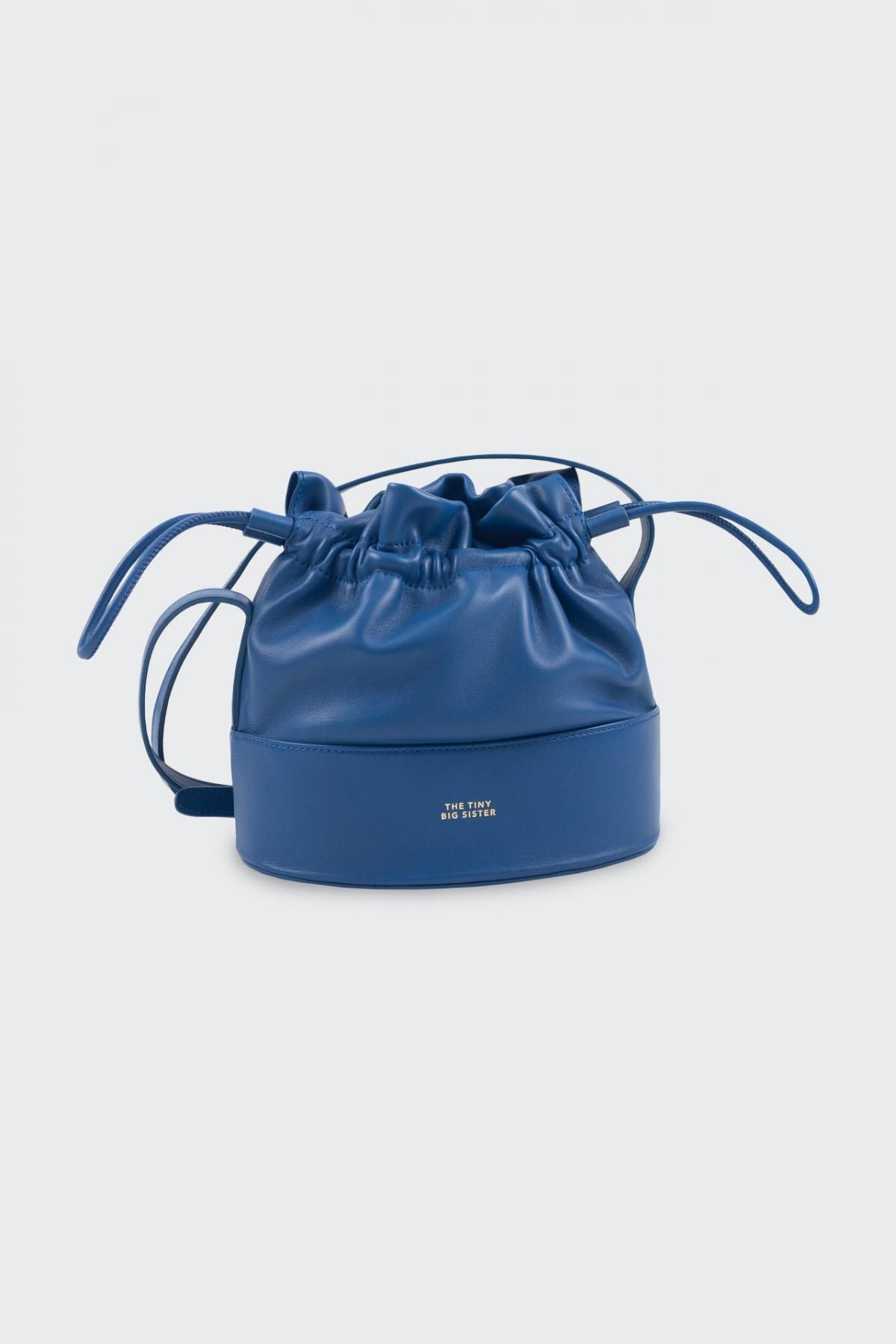 타이니코튼 레더 스트링 버킷백 Bolso de piel costi TTBS-046K29 MARINO CLARO - 상세 이미지 2