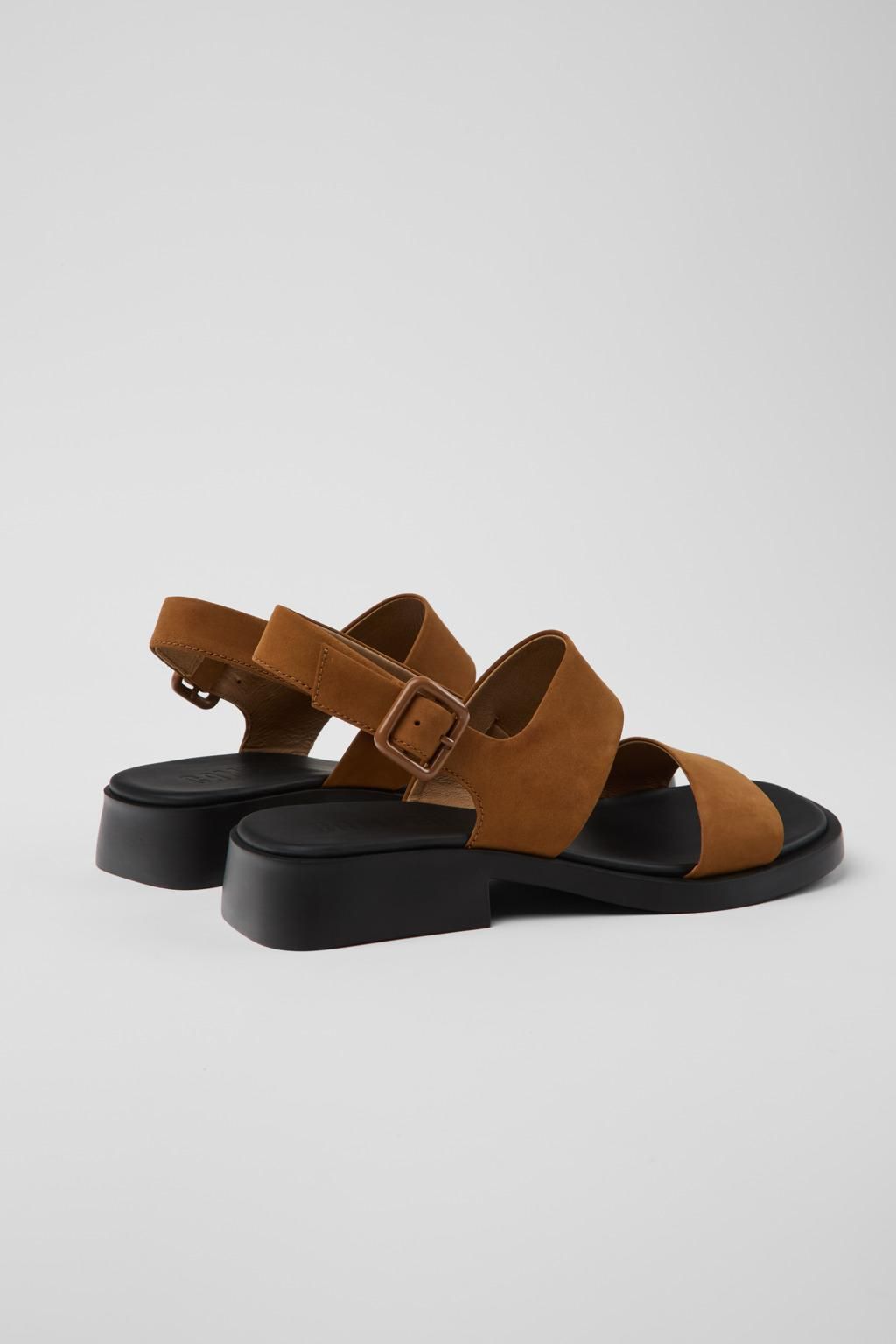 캠퍼 친환경 누벅 스트랩 샌들 Dana K201486-011 BROWN - 상세 이미지 3