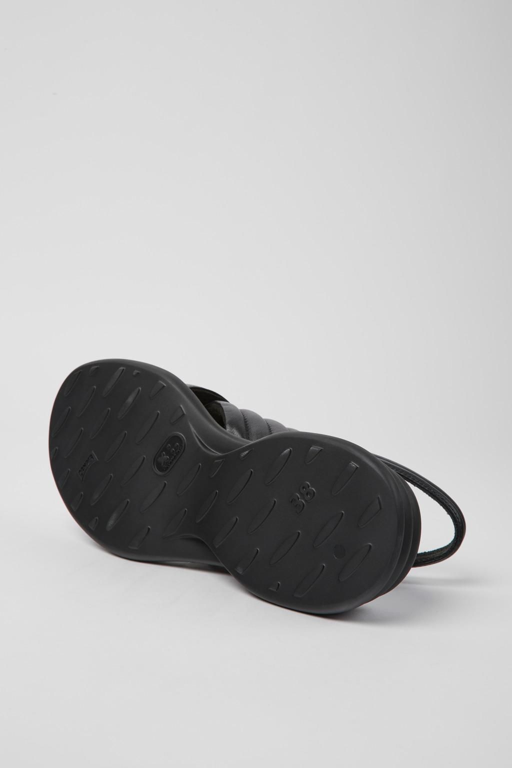 캠퍼 라이트웨이트 스트랩 블랙 레더 샌들 K201494-001 BLACK - 상세 이미지 5