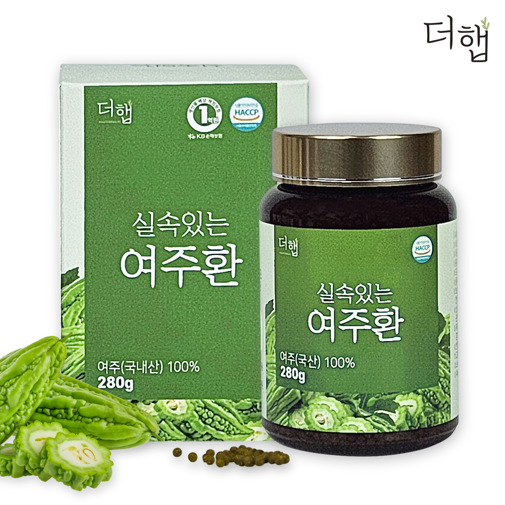 더햅 여주환 국산 건강환 저온건조 어린 미숙 여주정 여주알약 280g, 1개 - 메인 이미지