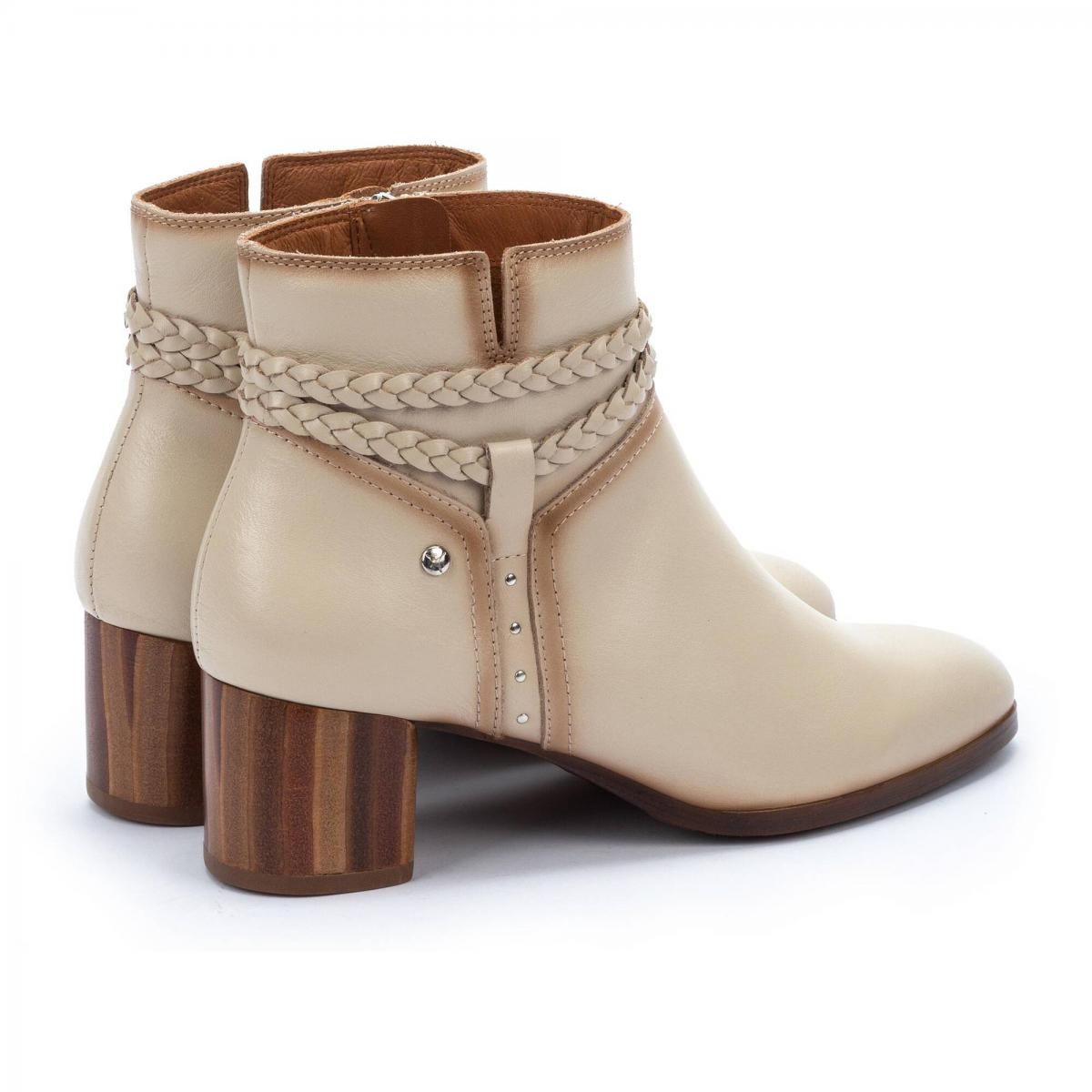 피콜리노스 클래식 앵클부츠 CALAFAT 레더 포인트 W1Z-8521 MARFIL - 상세 이미지 4