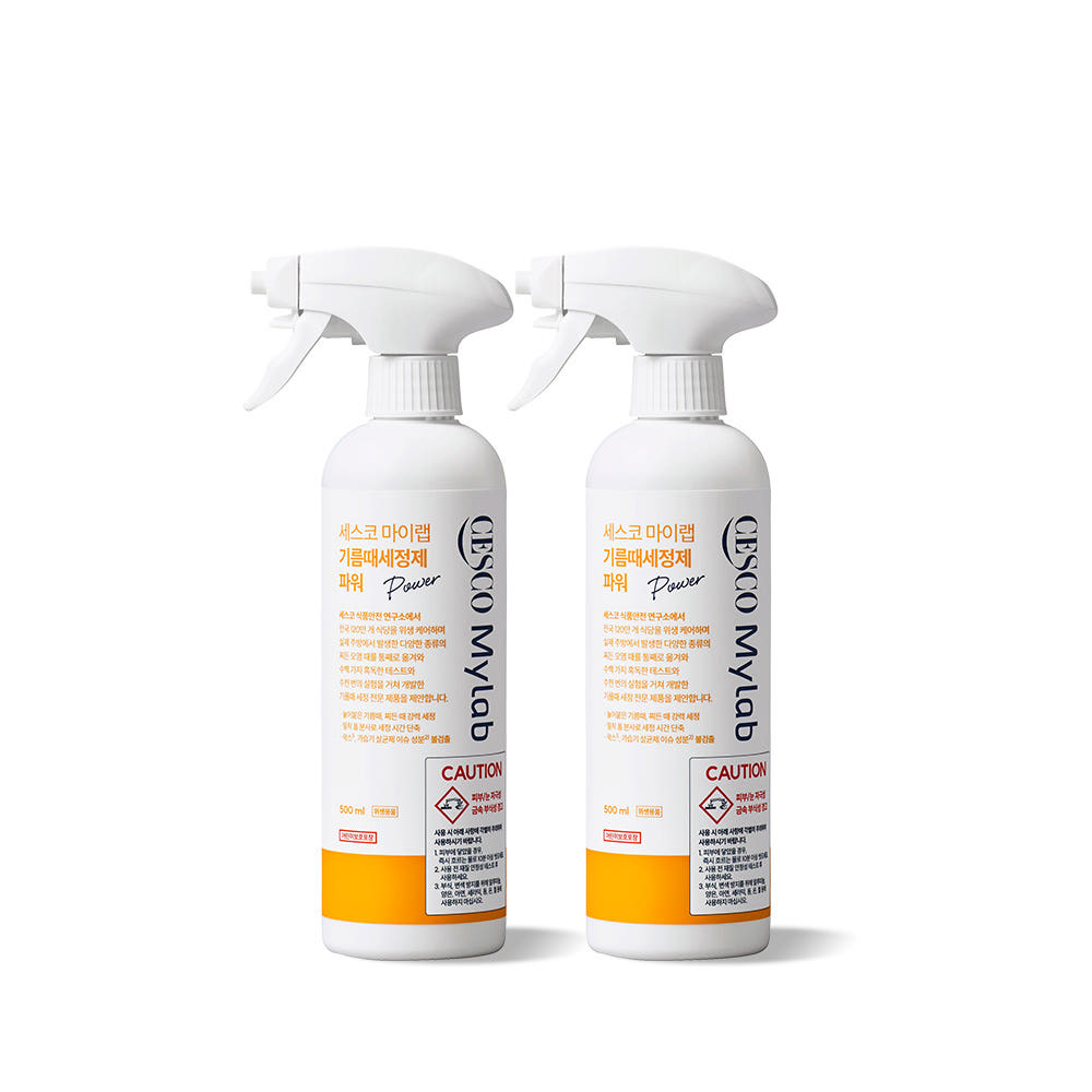 세스코 마이랩 기름때세정제 파워 500ml x 2개 가격 추이 세스코몰 세스코 마이랩 기름때세정제 파워 500ml x 2개 - 최저가 13,300원