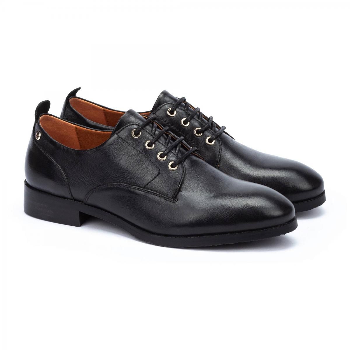 피콜리노스 클래식 레더 블랙 레이스업 슈즈 ROYAL W4D-4739 BLACK - 상세 이미지 2