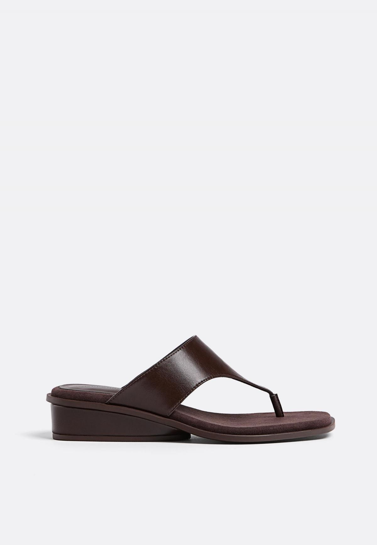 스트라디바리우스 모던 브라운 3cm 웨지 샌들 9799/678 BROWN - 메인 이미지