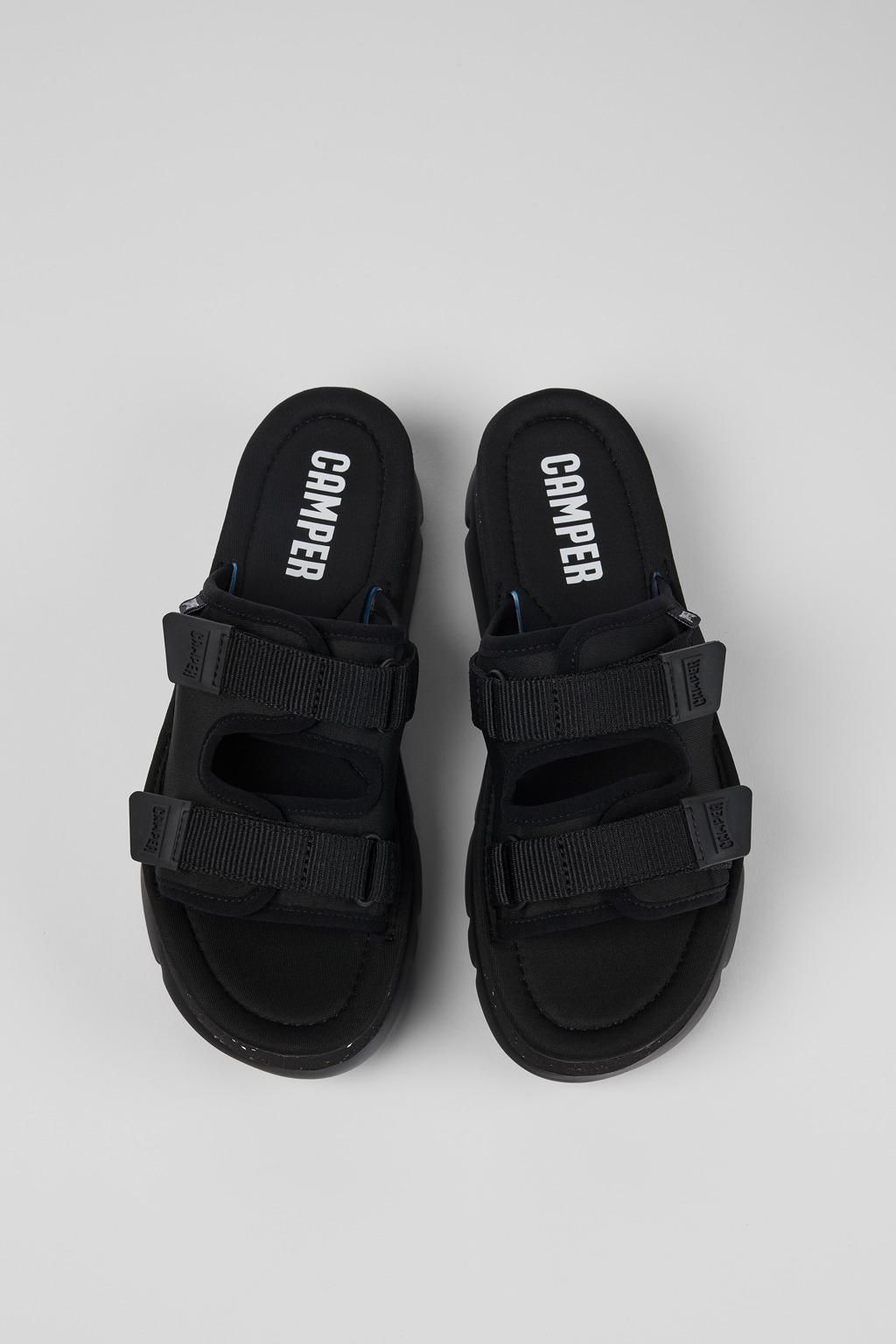캠퍼 플랫폼 리사이클 네오프렌 블랙 슬라이드 샌들 Oruga Up K201650-001 BLACK - 상세 이미지 4