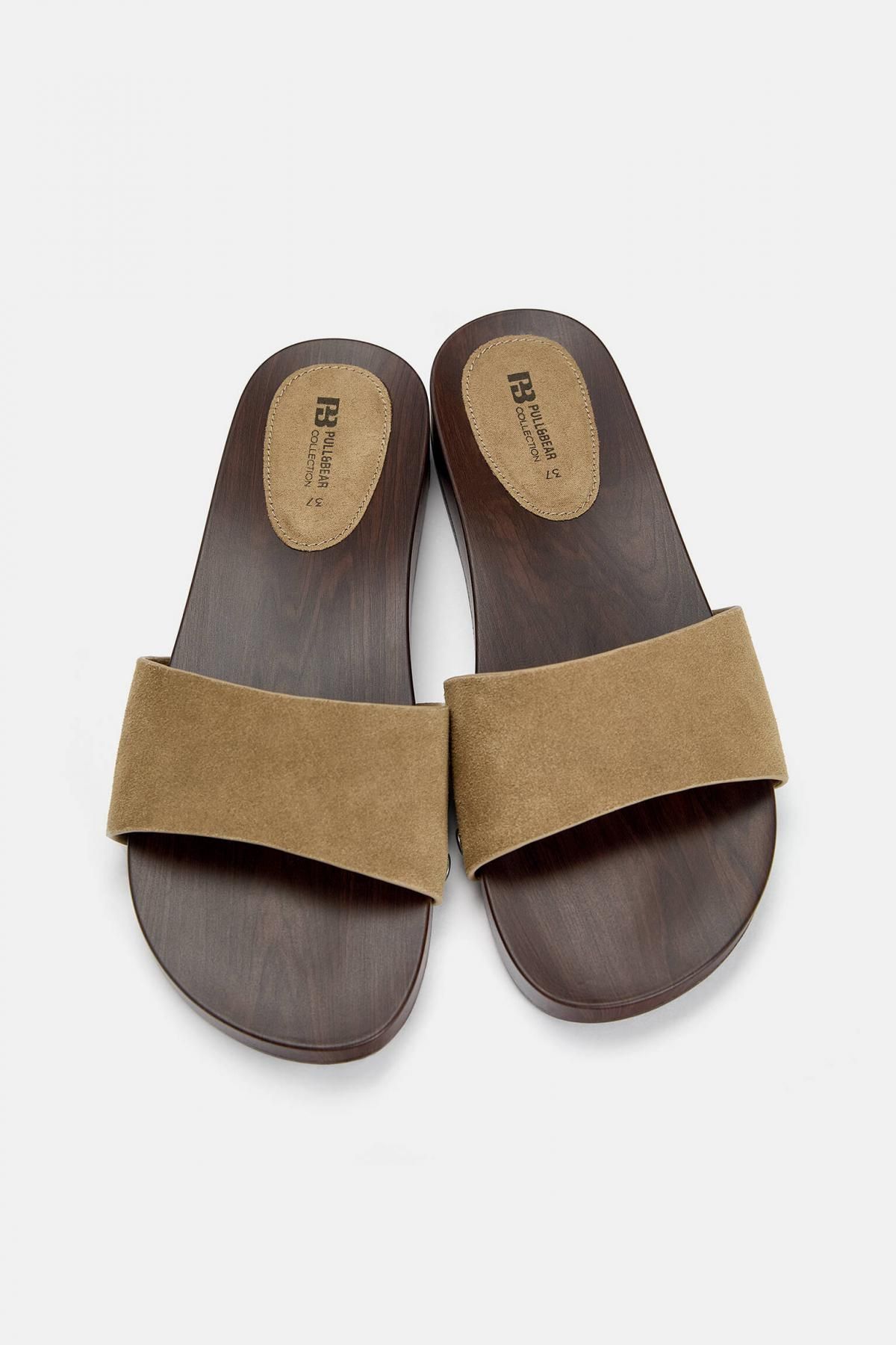 풀앤베어 레더 스터드 스트랩 샌들 1723/640 BROWN - 상세 이미지 5