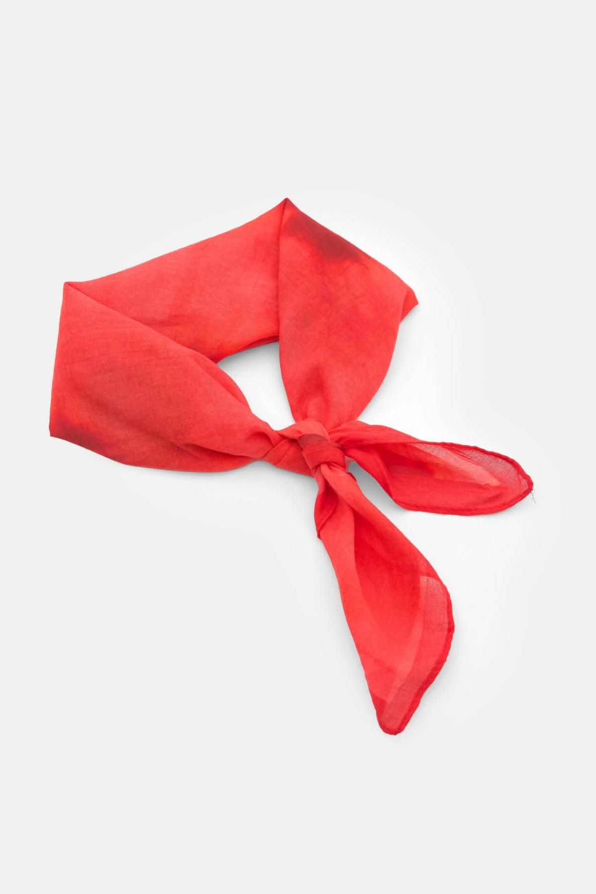 풀앤베어 플로럴 프린트 레드 반다나 스카프 3842/313 RED - 상품 이미지