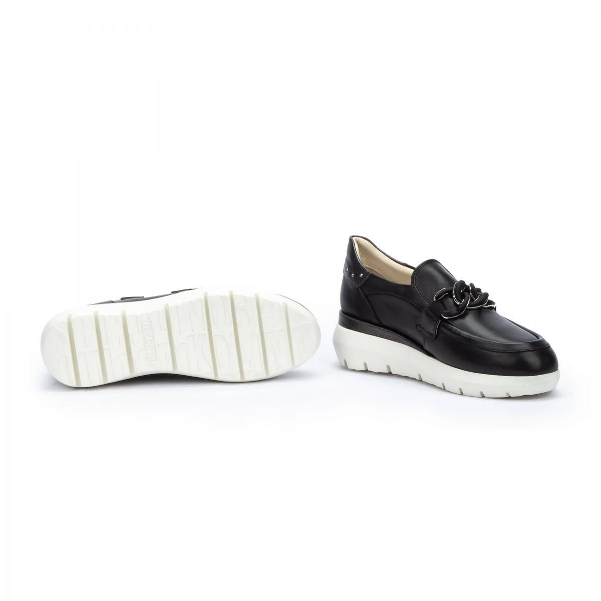 피콜리노스 스포티 테크니컬 체인 플랫폼 로퍼 RUEDA W2A-3883C1 BLACK - 상세 이미지 5