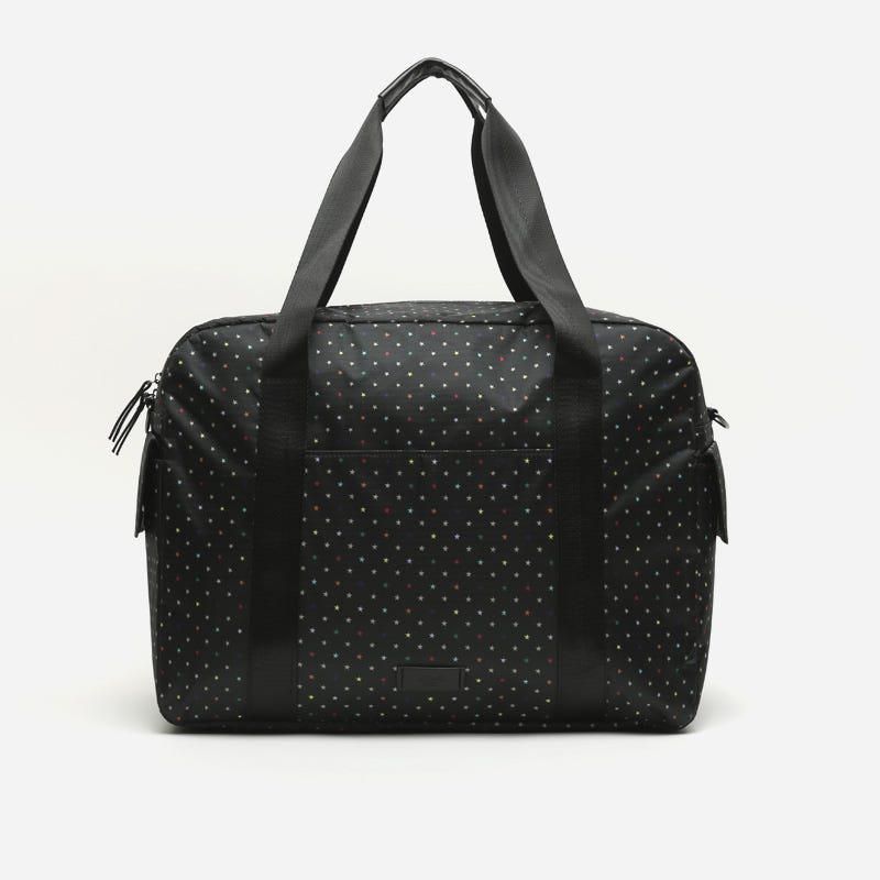 미사코 탈착식 스트랩 스타프린트 위켄더백 ESTRI-4300258002013 BLACK - 메인 이미지