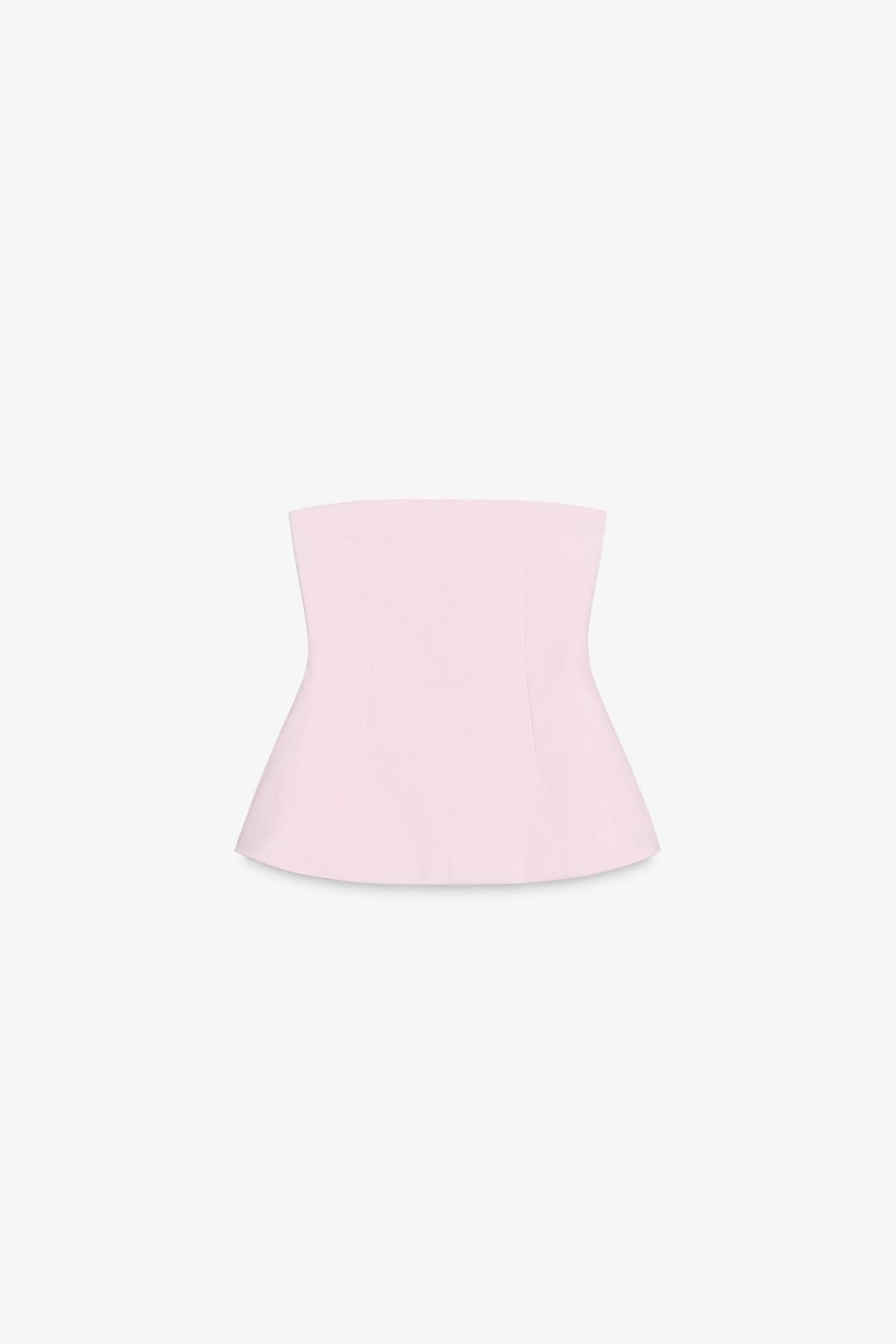 자라 인터록 반도 탑 3641/312 PINK - 메인 이미지