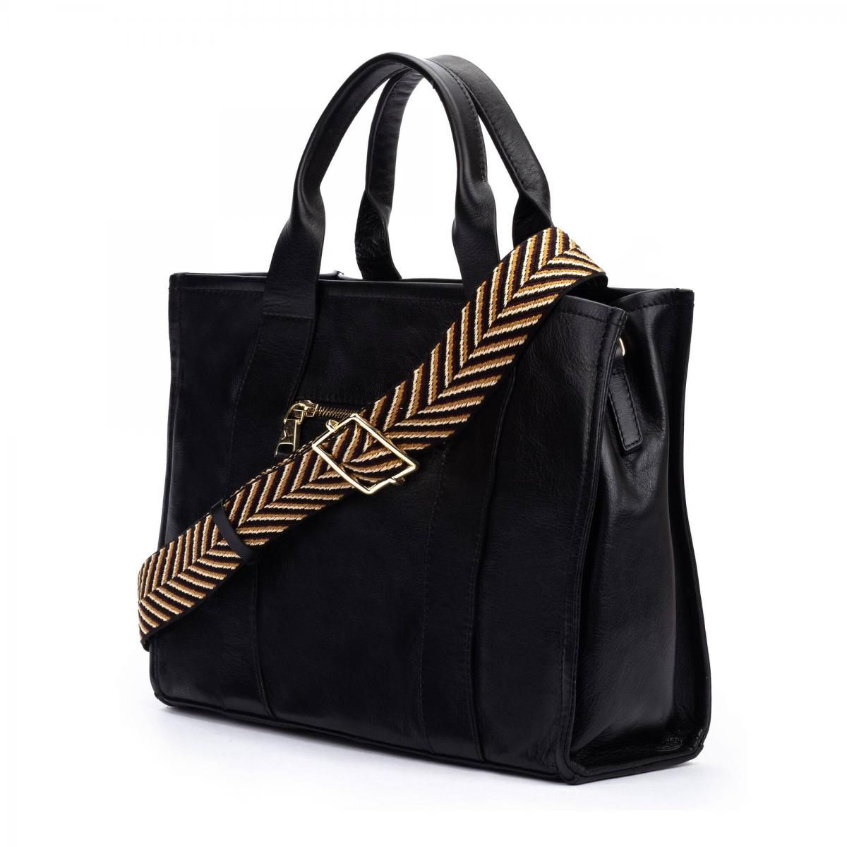 피콜리노스 데일리 베이직 토트백 ALCUDIA WHA-354C2 BLACK - 상세 이미지 5