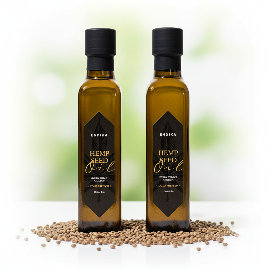 엔디카 미국산 햄프씨드 오일 엑스트라버진 대마종자유 250ml 2병 - 메인 이미지
