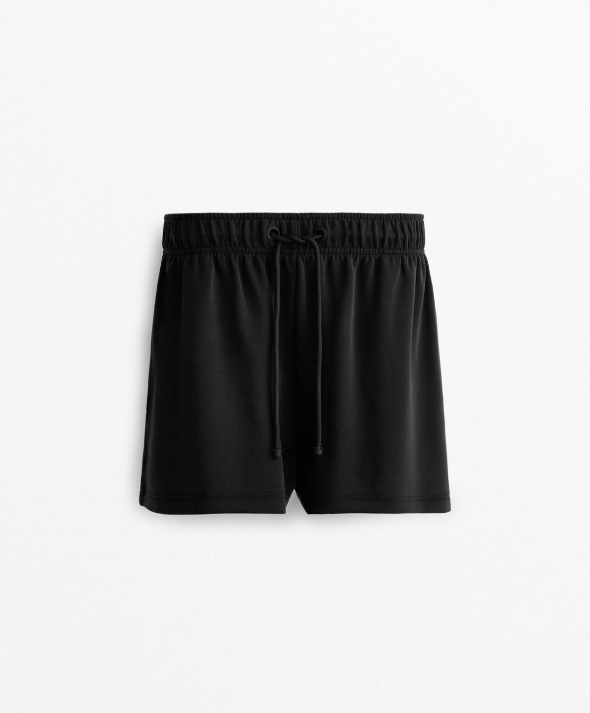 오이쇼 소프트터치 모달 밴딩 반바지 1898/791 BLACK - 메인 이미지