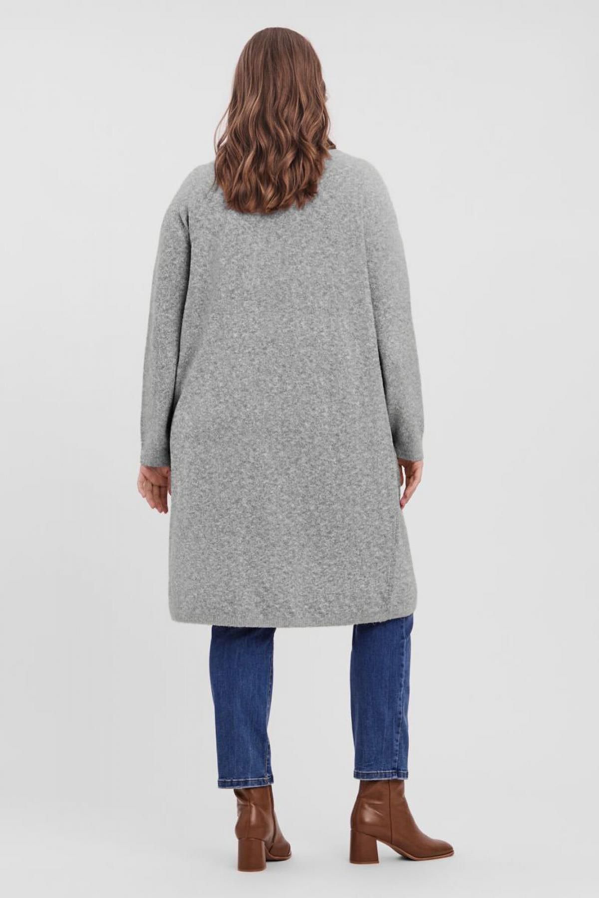 베로모다 오버핏 롱 라이트 그레이 가디건 5795248 GRIS - 상세 이미지 5
