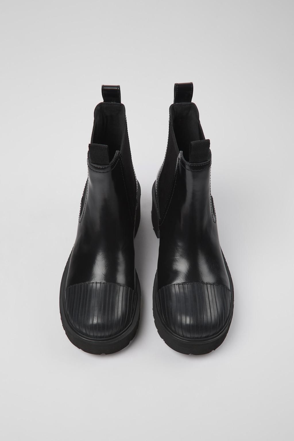 캠퍼 청키솔 레더 첼시부츠 Milah K400704-001 BLACK - 상세 이미지 4