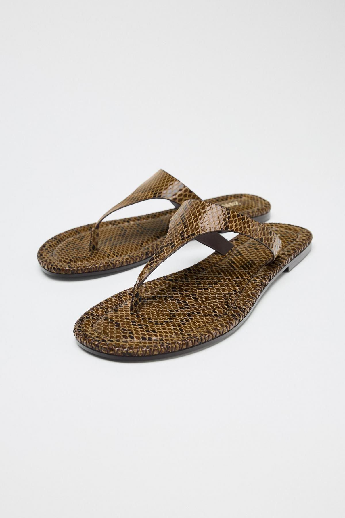 자라 애니멀 스네이크패턴 스트랩 샌들 3623/510 SNAKESKIN - 상세 이미지 4