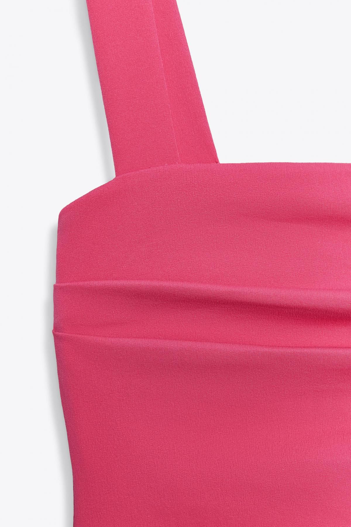 자라 핑크 플리츠 미디 원피스 3641/848 FUCHSIA - 상세 이미지 3