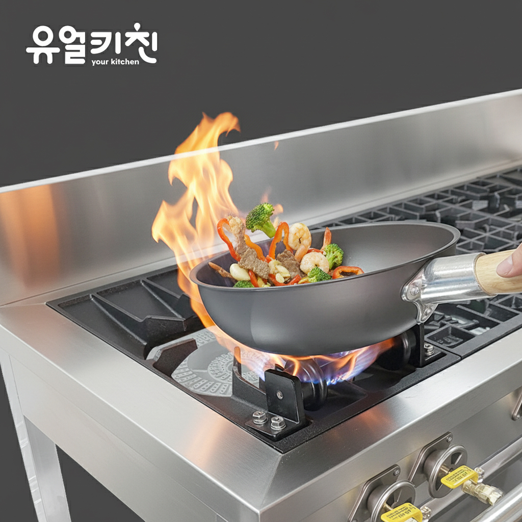 쉬웍으로 웍질을 쉽게 (업소용간택기 상판) 제품 이미지