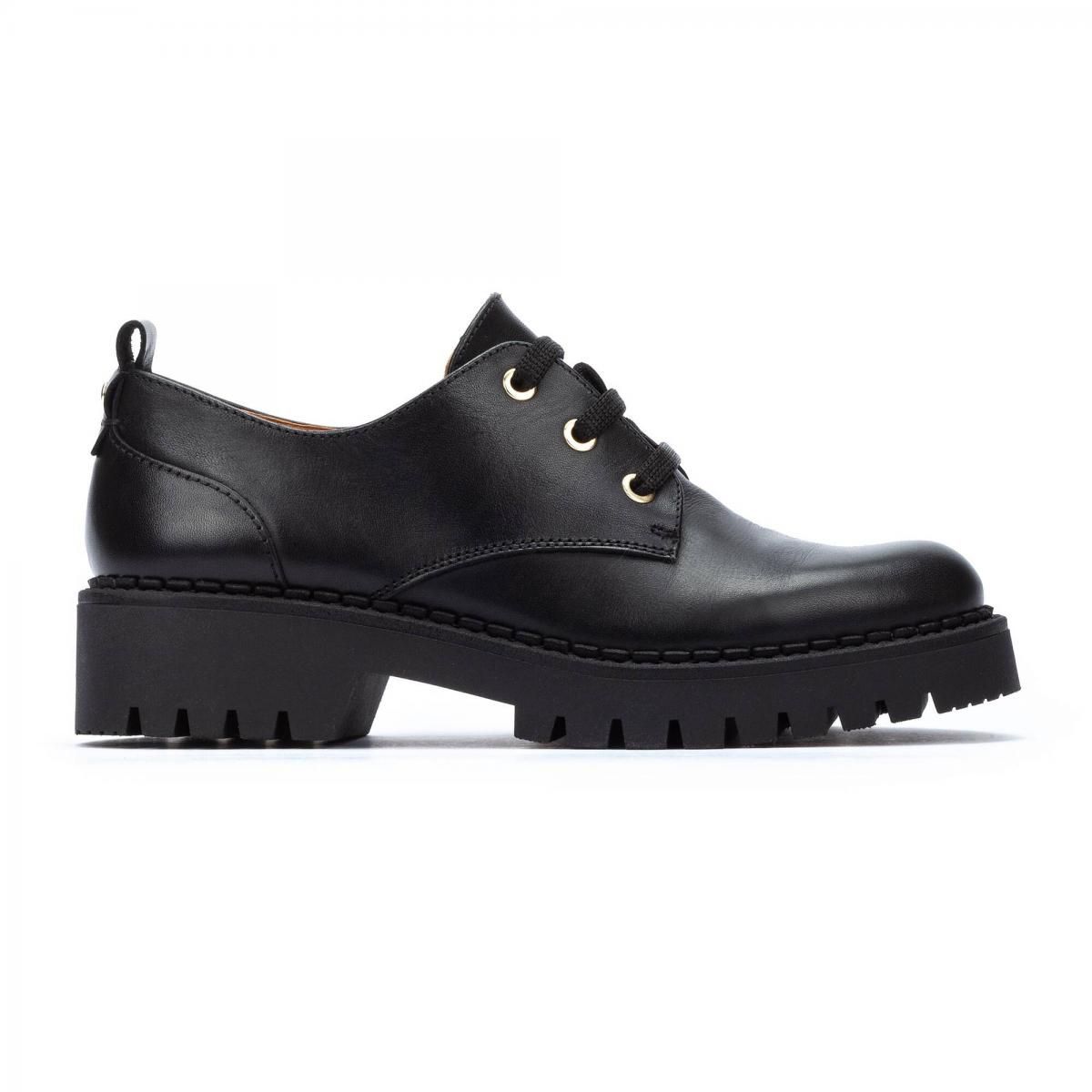 피콜리노스 엑스트라라이트 블랙 컴포트 더비슈즈 AVILES W6P-4632 BLACK - 메인 이미지
