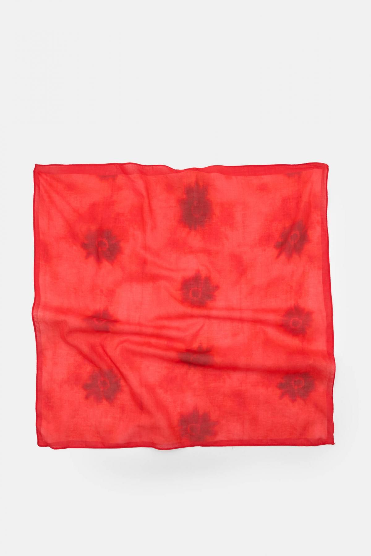 풀앤베어 플로럴 프린트 레드 반다나 스카프 3842/313 RED - 상세 이미지 2